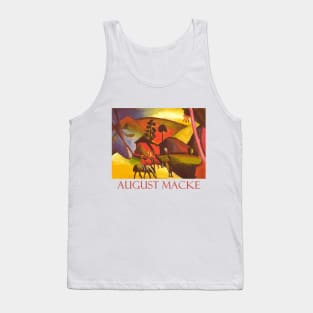 Indians on Horses by August Macke Tank Top